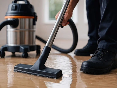 Water damage cleanup restoration Phoenix AZ - professional equipment